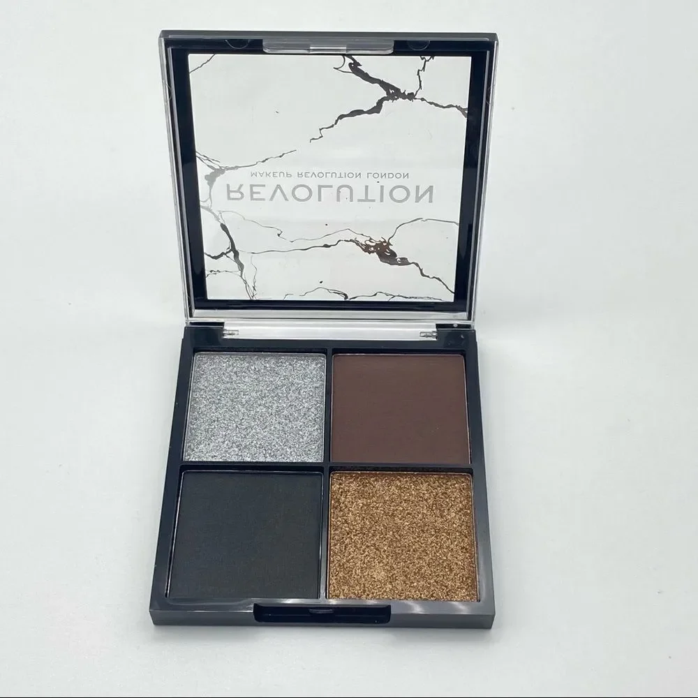 New Revolution Beauty London Honey Honey Shadow‎ palette new metallic